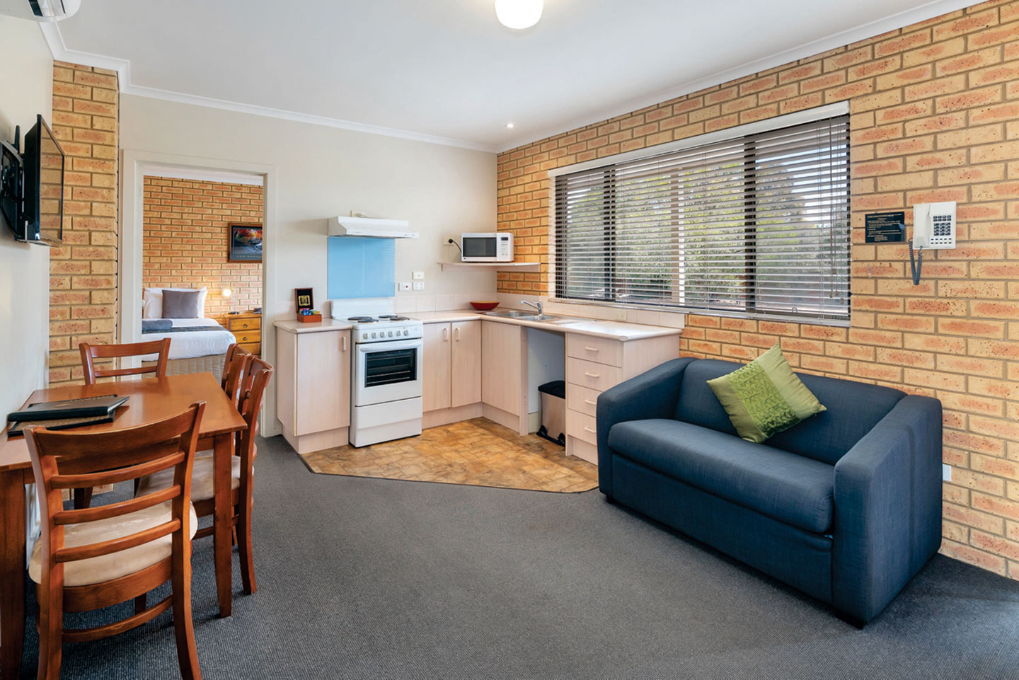 All our apartments will make you feel right at home, with all the creatures of home.