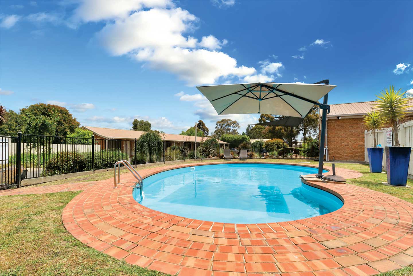 Enjoy a dip in our pool - over the warmer months.
